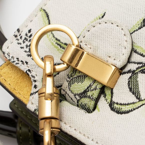 Tory Burch Canvas Lee Radziwill Petite Double Satchel - Picture 11 of 12